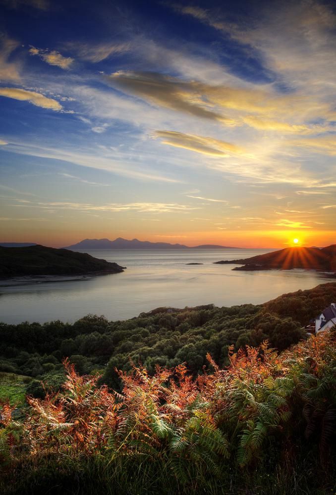 Sunset Towards Eigg and Rum