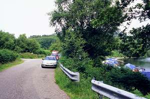photo of driveway and Loch Morar mooring