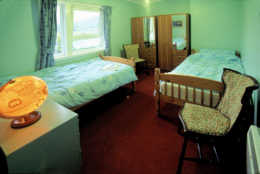 photo of twin bedroom